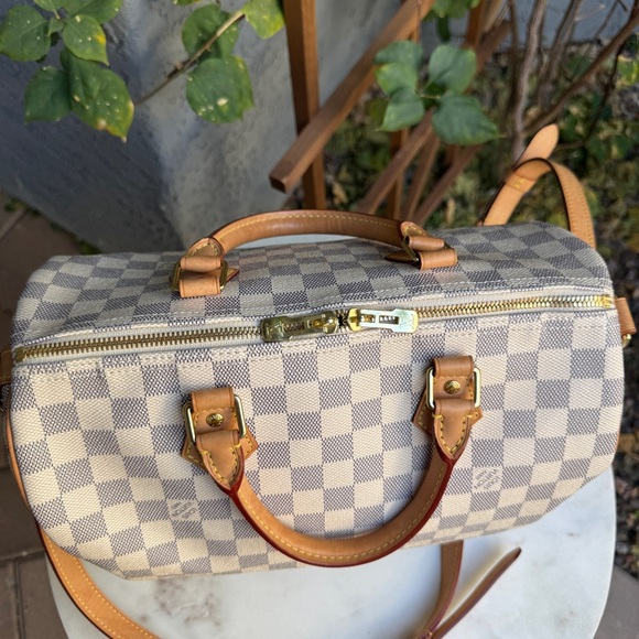 Louis Vuitton Damier Azur Speedy 30 Bandouliere - Picture 9 of 16